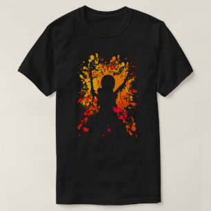 Mikasa Paint Splatter Anime Manga Shirt