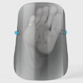 MIKAYLA'S GIANT FOOT FACE SHIELD (Front)