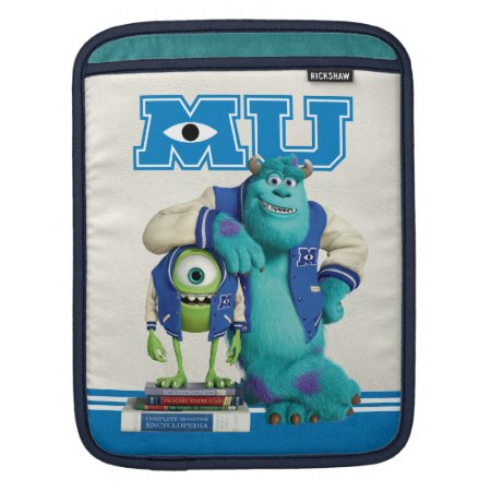 Mike And Sulley Mu Ipad Sleeve