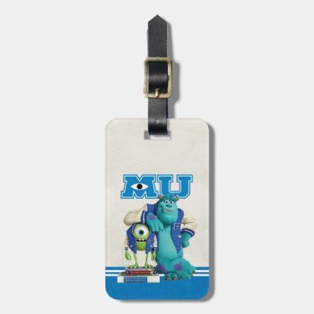 Mike And Sulley Mu Luggage Tag