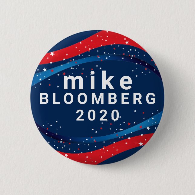 Mike Bloomberg 2020 Button (Front)