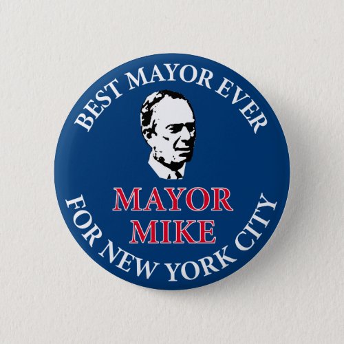 Mike Bloomberg for Mayor Pinback Button