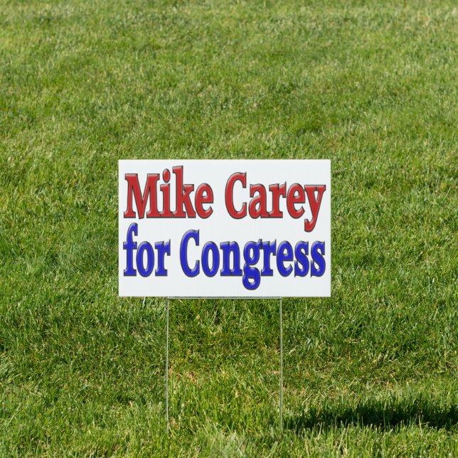 Mike Carey for Congress  Sign (Insitu)