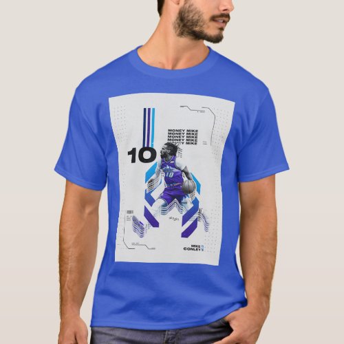 Mike Conley 10 Basketball  Money Mike  T_Shirt