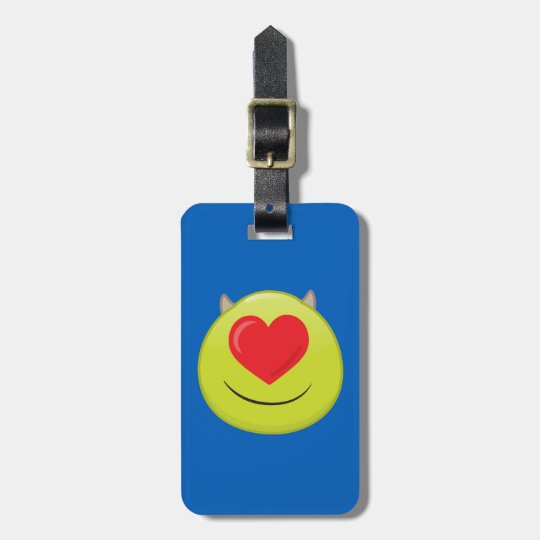 Mike Emoji Luggage Tag