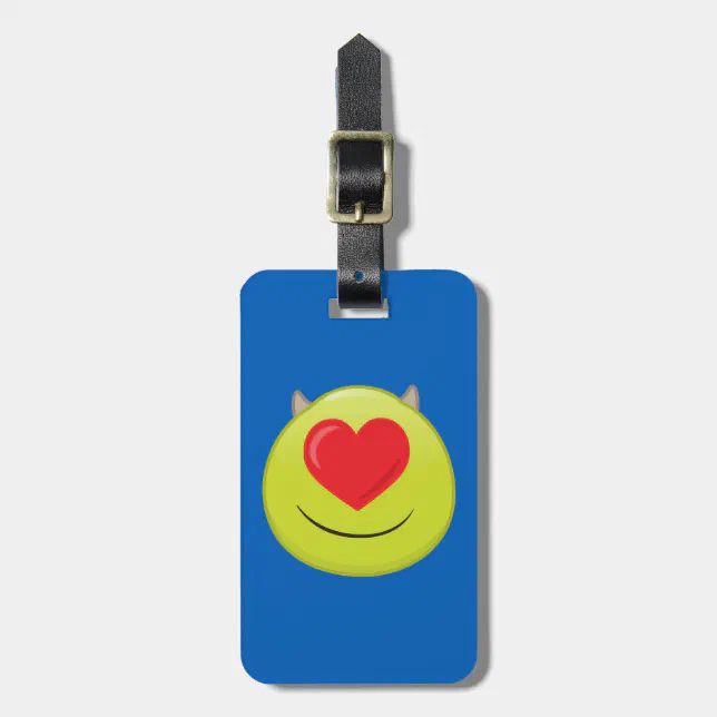 Mike Emoji Luggage Tag Zazzle