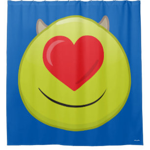 Mike Emoji Shower Curtain