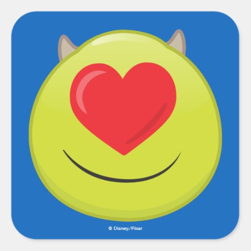 Mike Emoji Square Sticker