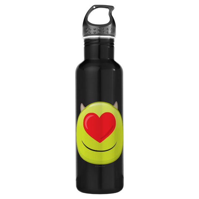 Mike Emoji Stainless Steel Water Bottle (Front)