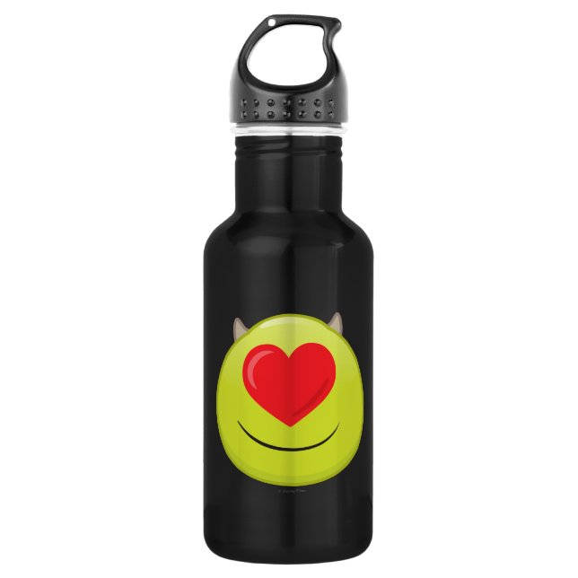 Mike Emoji Stainless Steel Water Bottle (Front)