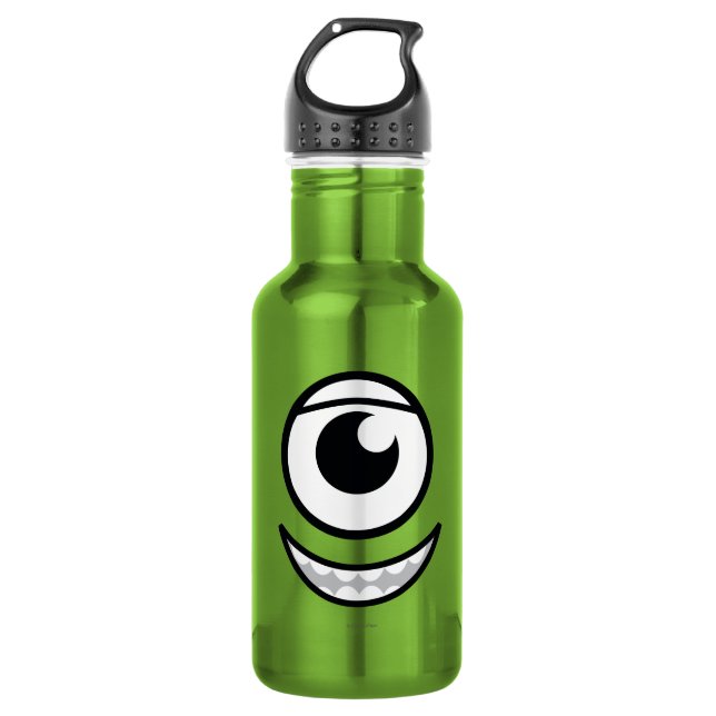 Mike Face Stainless Steel Water Bottle (Front)