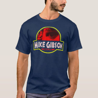 Mike Gibson, Dark Blue & Red Logo T-Shirt