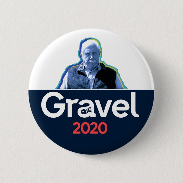 Mike Gravel 2020 Button (Front)