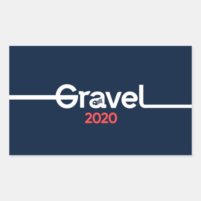 Mike Gravel for President 2020 Rectangular Sticker (Front)