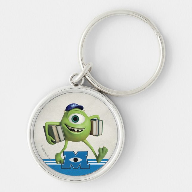 Mike Holding Books Keychain (Front)