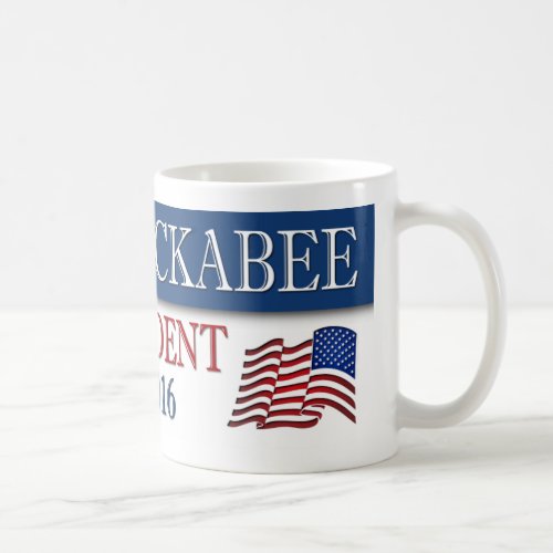Mike Huckabee 2016 American Flag Coffee Mug
