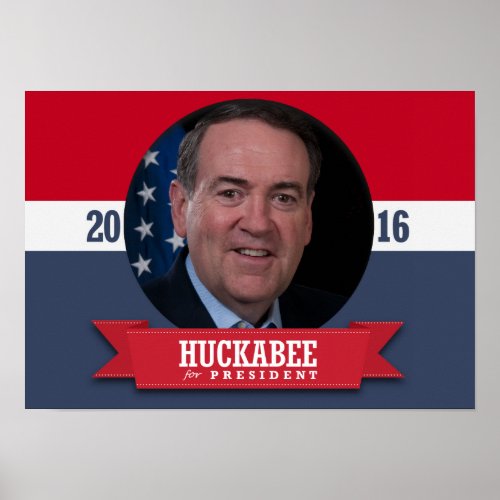 MIKE HUCKABEE 2016 POSTER