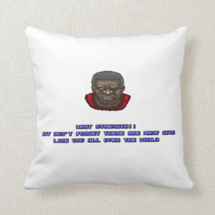 Mike KO'ed 2 Throw Pillow