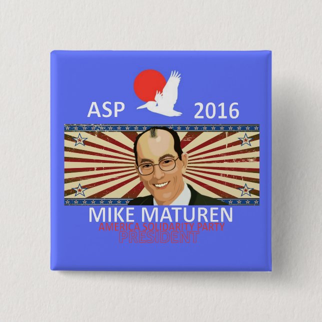 Mike Maturen ASP Button (Front)