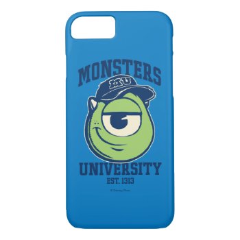 Mike Monsters University Est. 1313 Iphone 8/7 Case by disneypixarmonsters at Zazzle