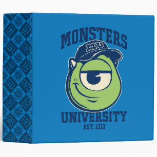 Mike Monsters University Est. 1313 light Binder
