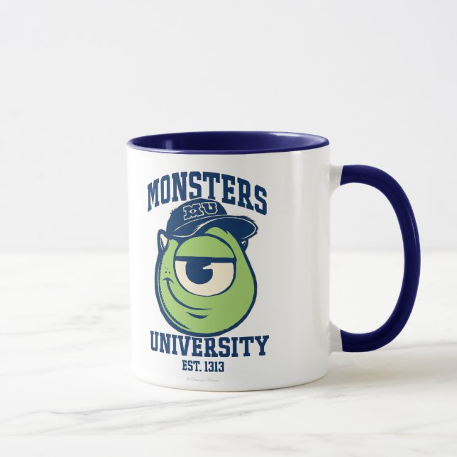 Mike Monsters University Est. 1313 light Mug (Right)
