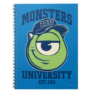 Mike Monsters University Est. 1313 light Notebook