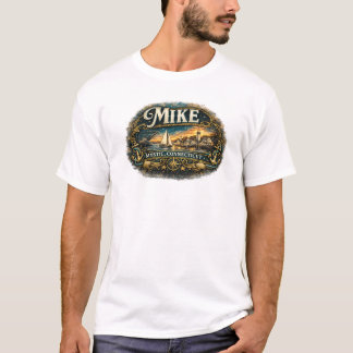 Mike Mystic Connecticut Vintage Nautical Coastal T-Shirt