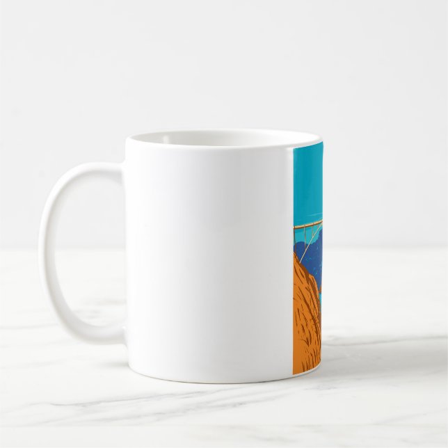 Mike O'Callaghan Pat Tillman Memorial Bridge WPA Coffee Mug (Left)