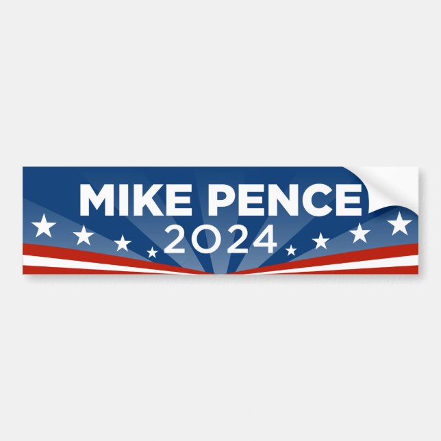 Mike Pence 2024 Bumper Sticker (Front)