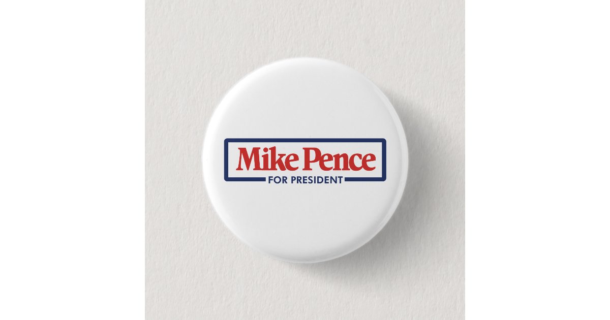 Mike Pence for President 2024 Button Zazzle