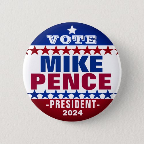 Mike Pence for President 2024 Campaign Button