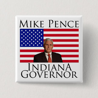 Mike Pence Indiana Governor Button