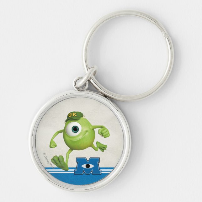 Mike Running Keychain (Front)