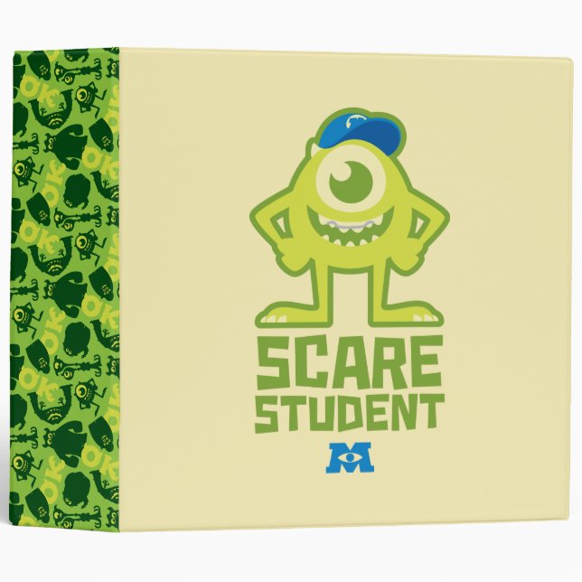 Mike Scare Student 3 Ring Binder (Front/Spine)