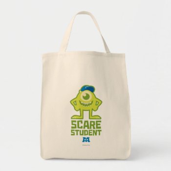 Mike Scare Student Tote Bag by disneypixarmonsters at Zazzle