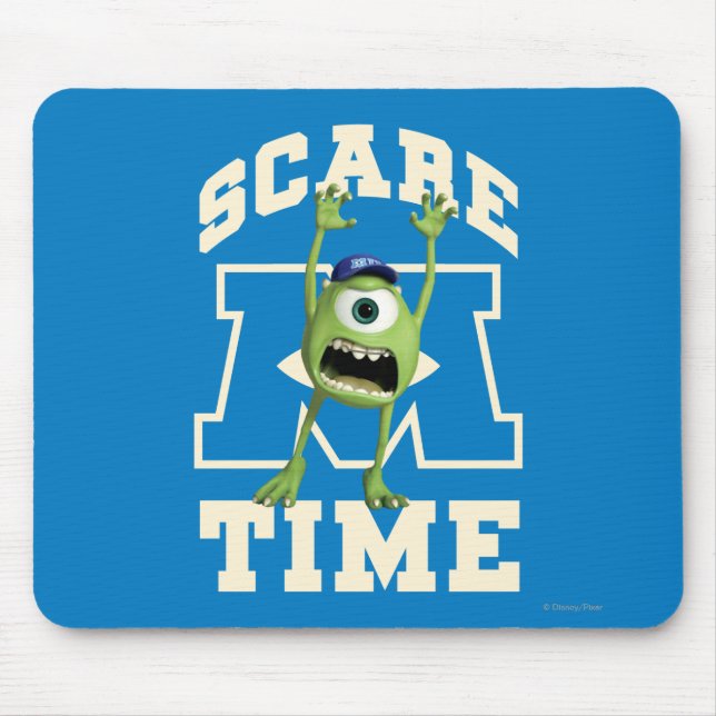 Mike Scare Time Mouse Pad (Front)