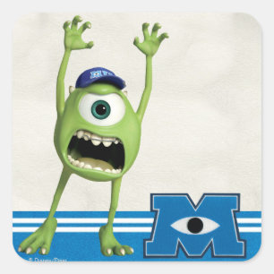 Mike Scaring Square Sticker