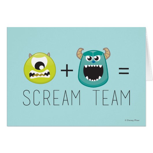 Mike+Sulley=Scream Team (Front Horizontal)