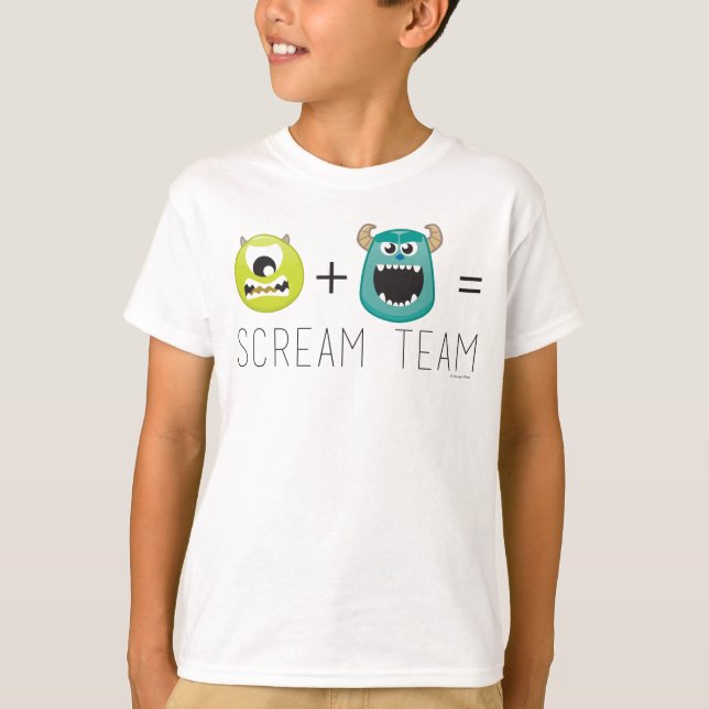 Mike+Sulley=Scream Team 2 T-Shirt (Front)