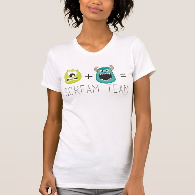 Mike+Sulley=Scream Team 2 T-Shirt (Front)