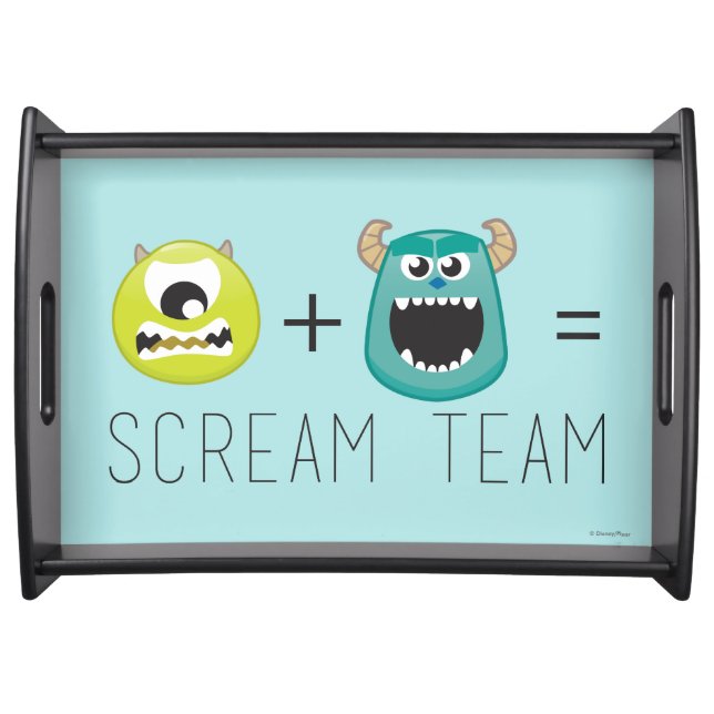 Mike+Sulley=Scream Team Serving Tray (Front)
