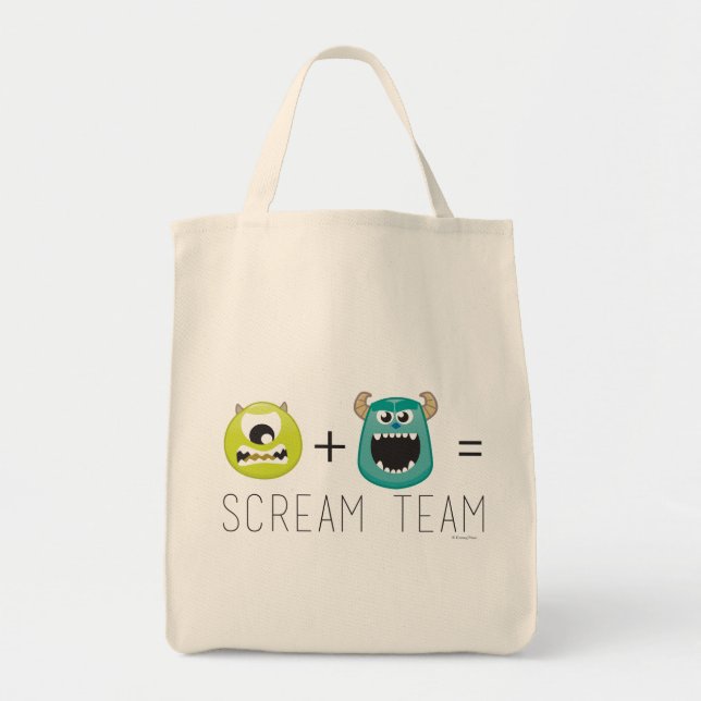 Mike+Sulley=Scream Team Tote Bag (Front)
