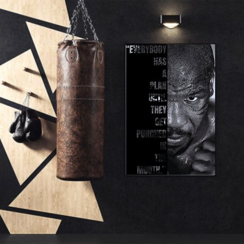 Mike Tyson Get Punched Quote Photo Print