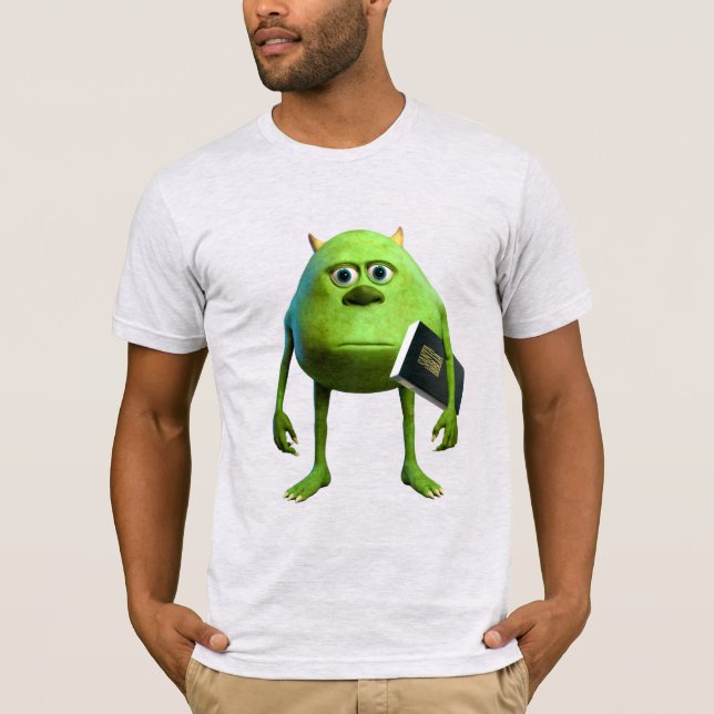 Mike Wazowski con Biblia - Premium T-Shirt (Front)