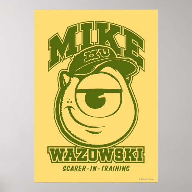 Mike Wazowski - Scarer in Training Poster (Front)