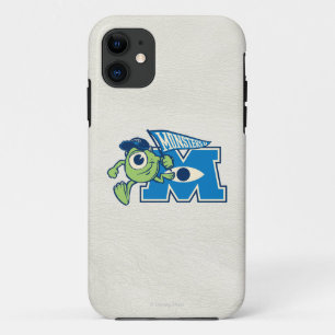 Mike with Monsters U Flag iPhone 11 Case
