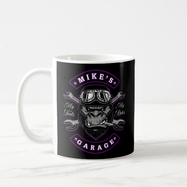 Mike'S Garage Personalized 'S Coffee Mug (Left)