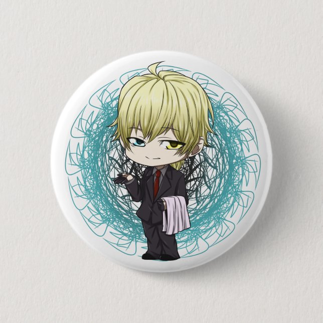 Miketsukami Human version Pinback Button (Front)
