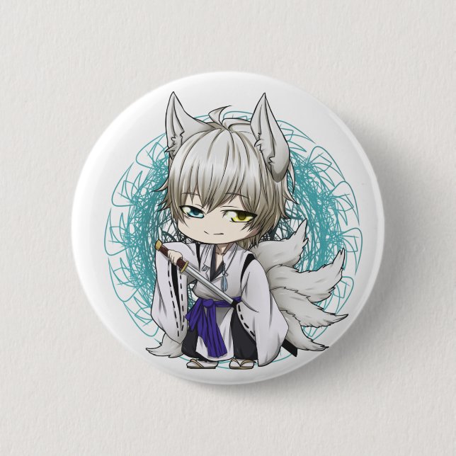 Miketsukami Youkai form Button (Front)